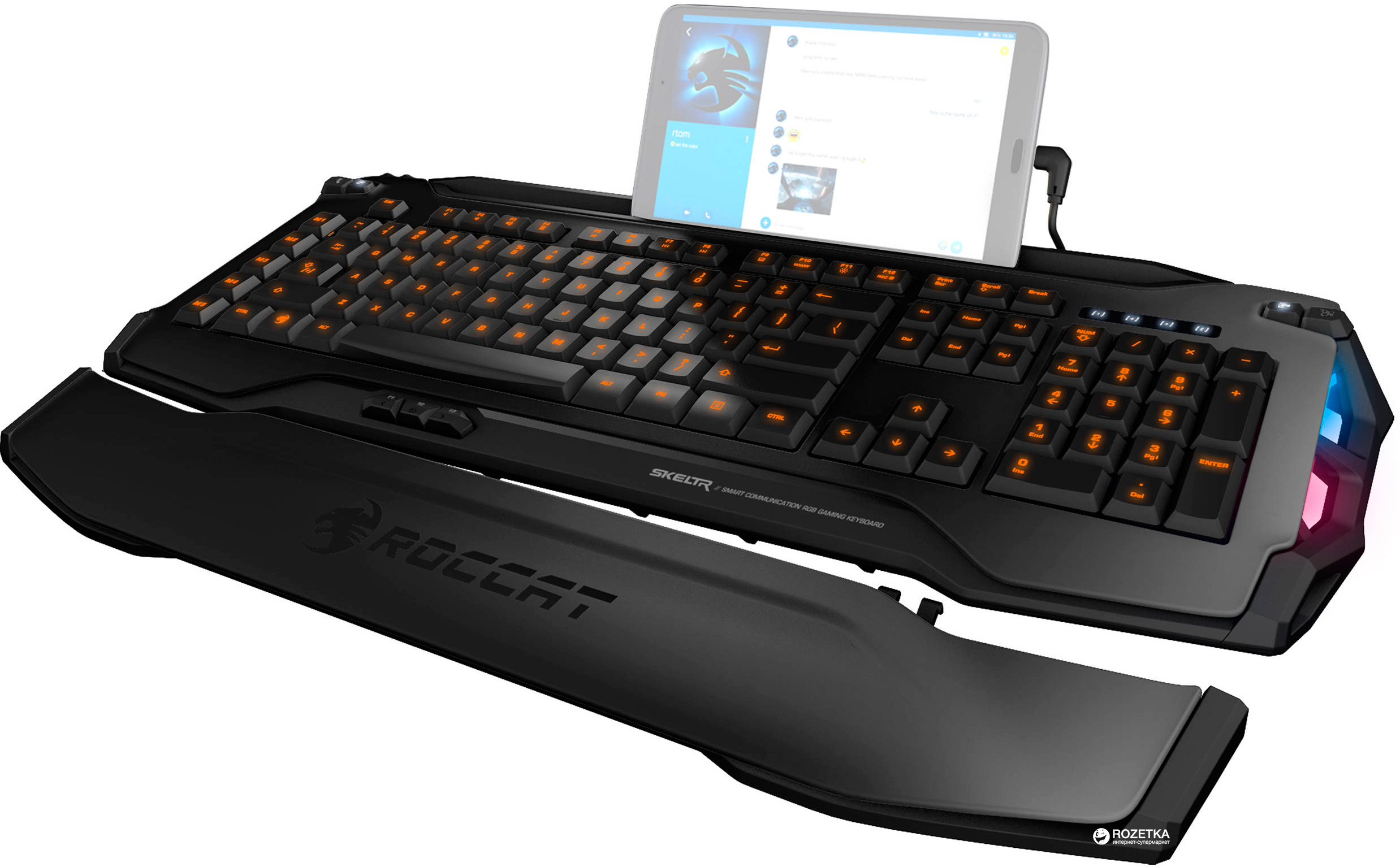 Клавиатура проводная Roccat Skeltr USB Black (ROC-12-231-BK) – фото ...