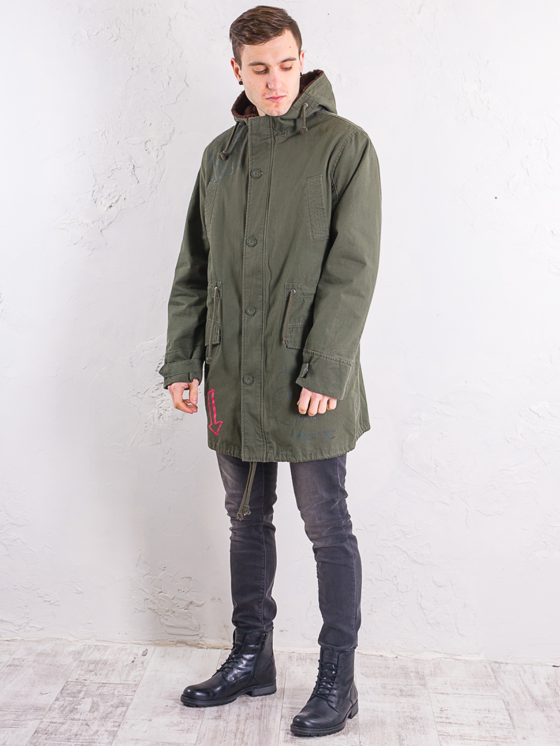 

Парка Desigual 19E10904 XL Хаки