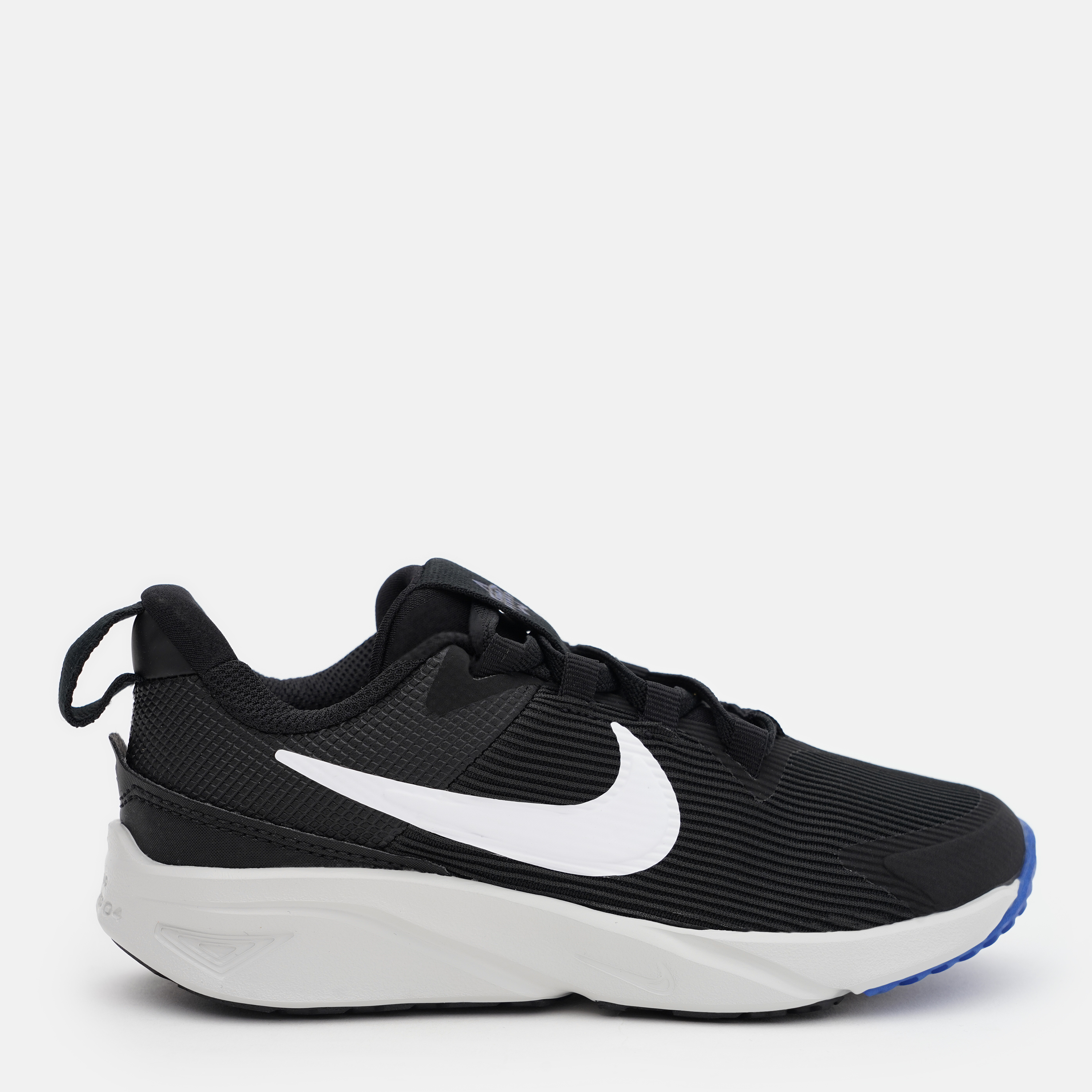 Акція на Дитячі кросівки для хлопчика Nike Star Runner 4 Nn (Ps) DX7614-006 33 (1.5Y) Чорні від Rozetka