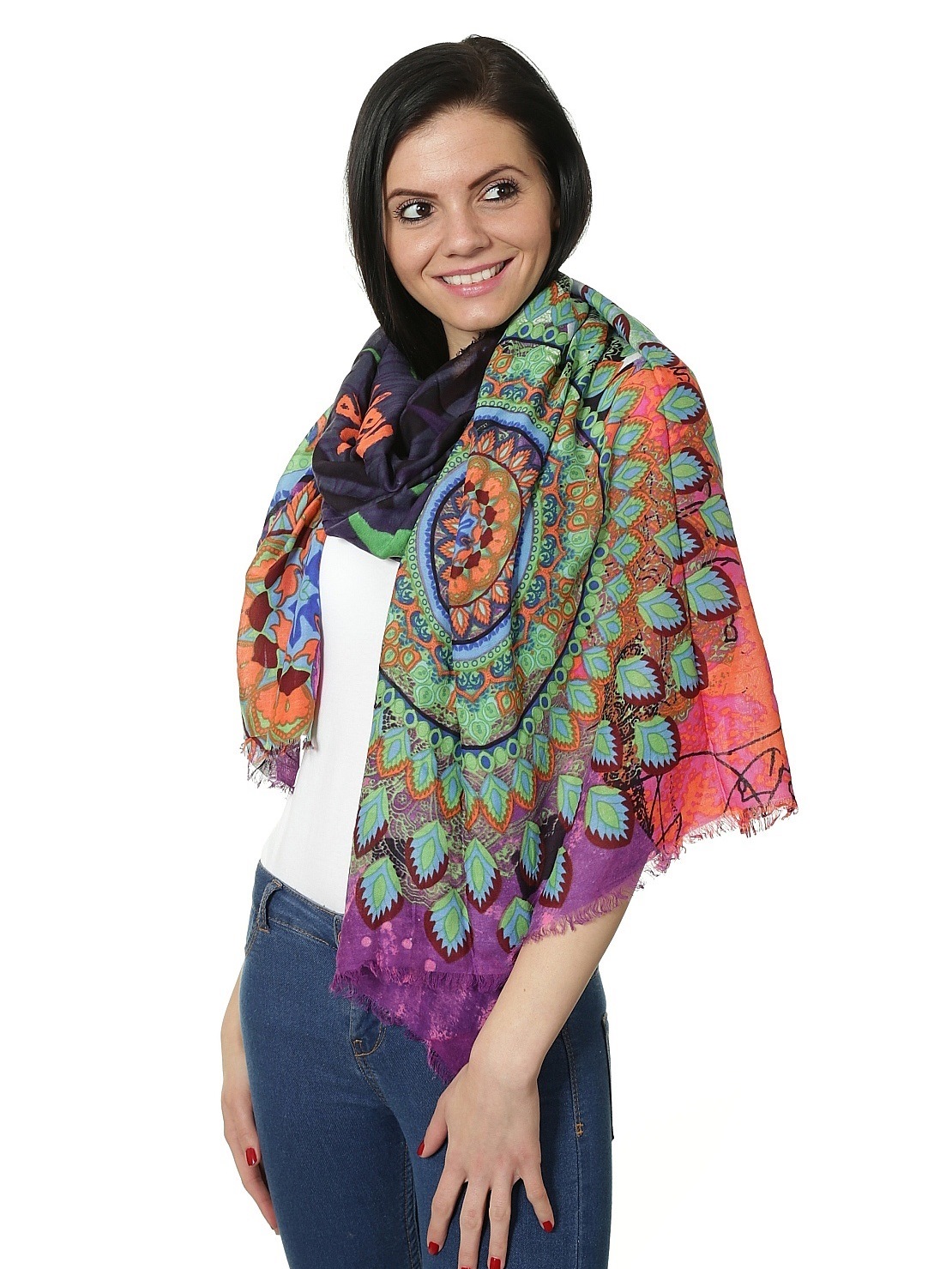 

Шарф Desigual 61W54C6  Мультиколор, Шарф Desigual 61W54C6 One size Мультиколор