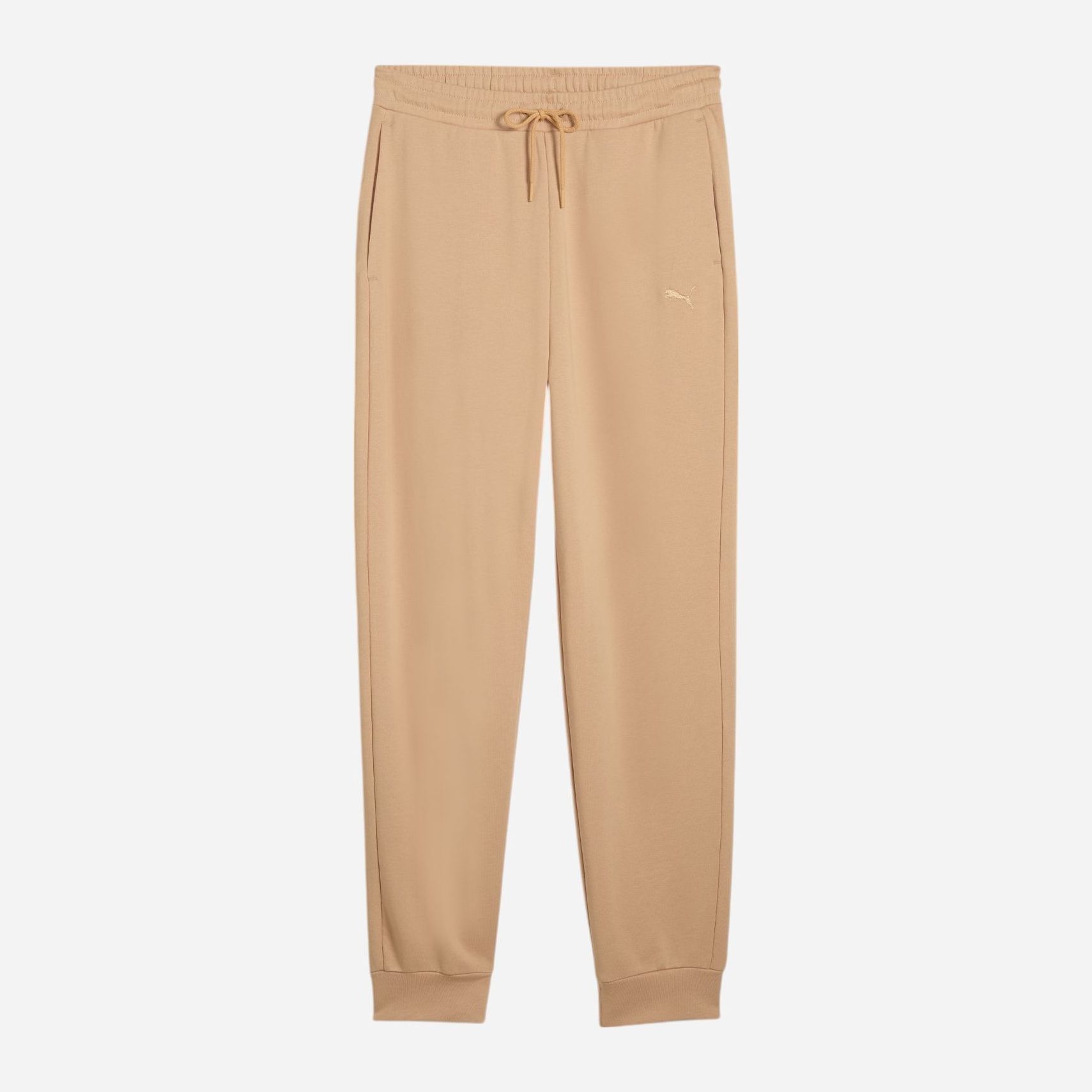 Акція на Спортивні штани жіночі Puma Her Comfort High-Waist Sweatpants Tr Cl 68566763 L Warm Beige від Rozetka