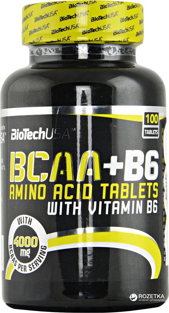 Акція на Аминокислота Biotech BCAA + B6 100 таблеток (5999076234066) від Rozetka UA