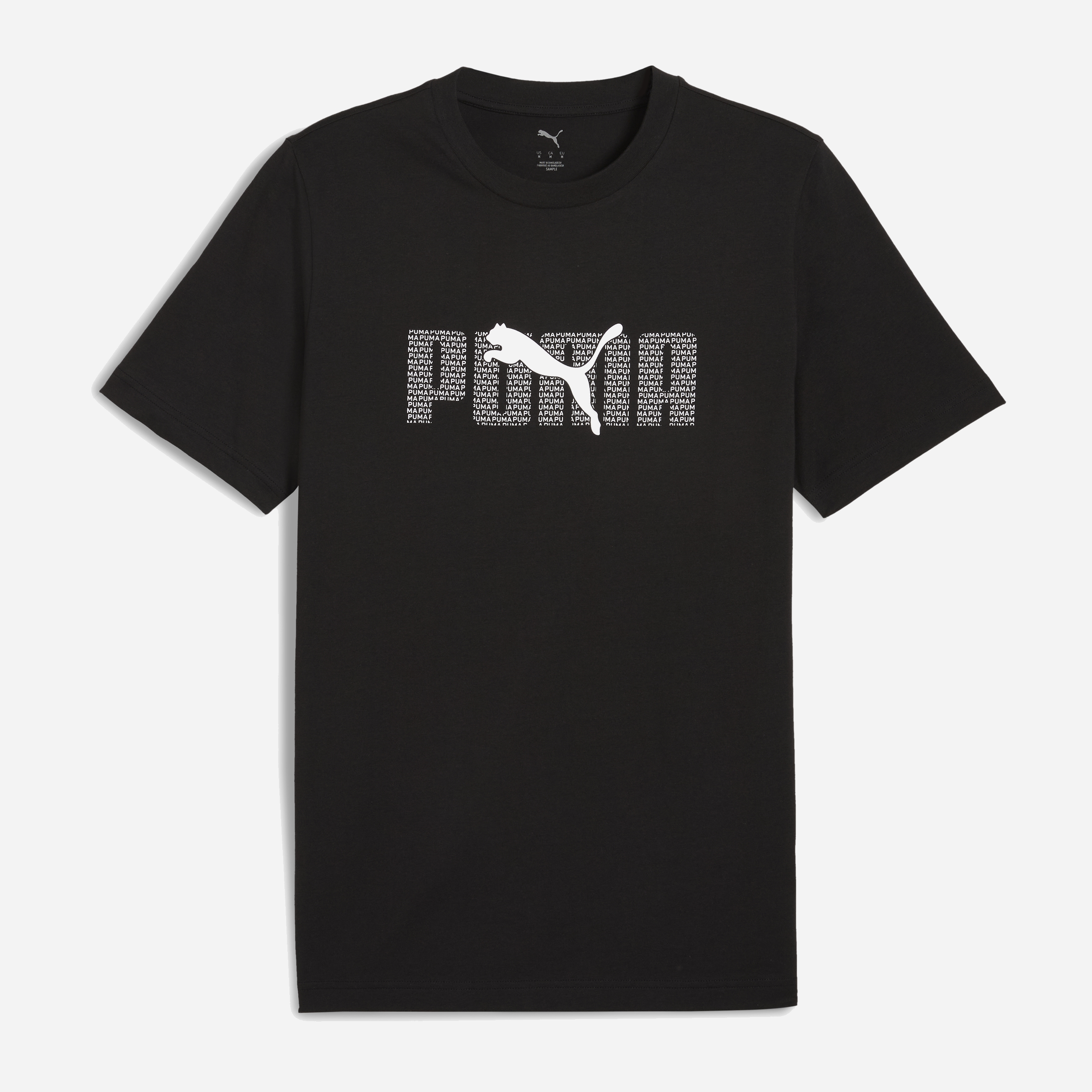 Акція на Футболка бавовняна чоловіча Puma Ess Logo Lab Tee 68466701 XL Black від Rozetka