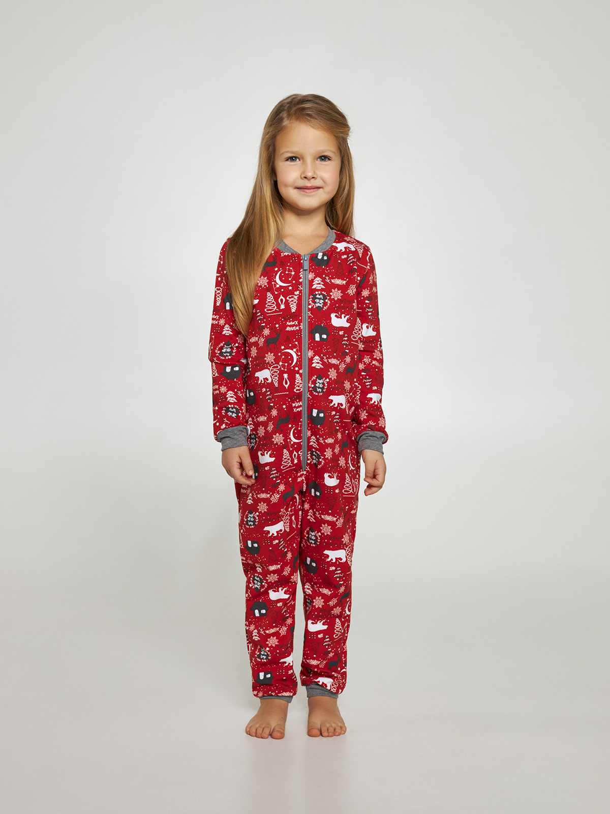 

Комбінезон для дівчинки Ellen Group червоного кольору 110 СNP 005/001