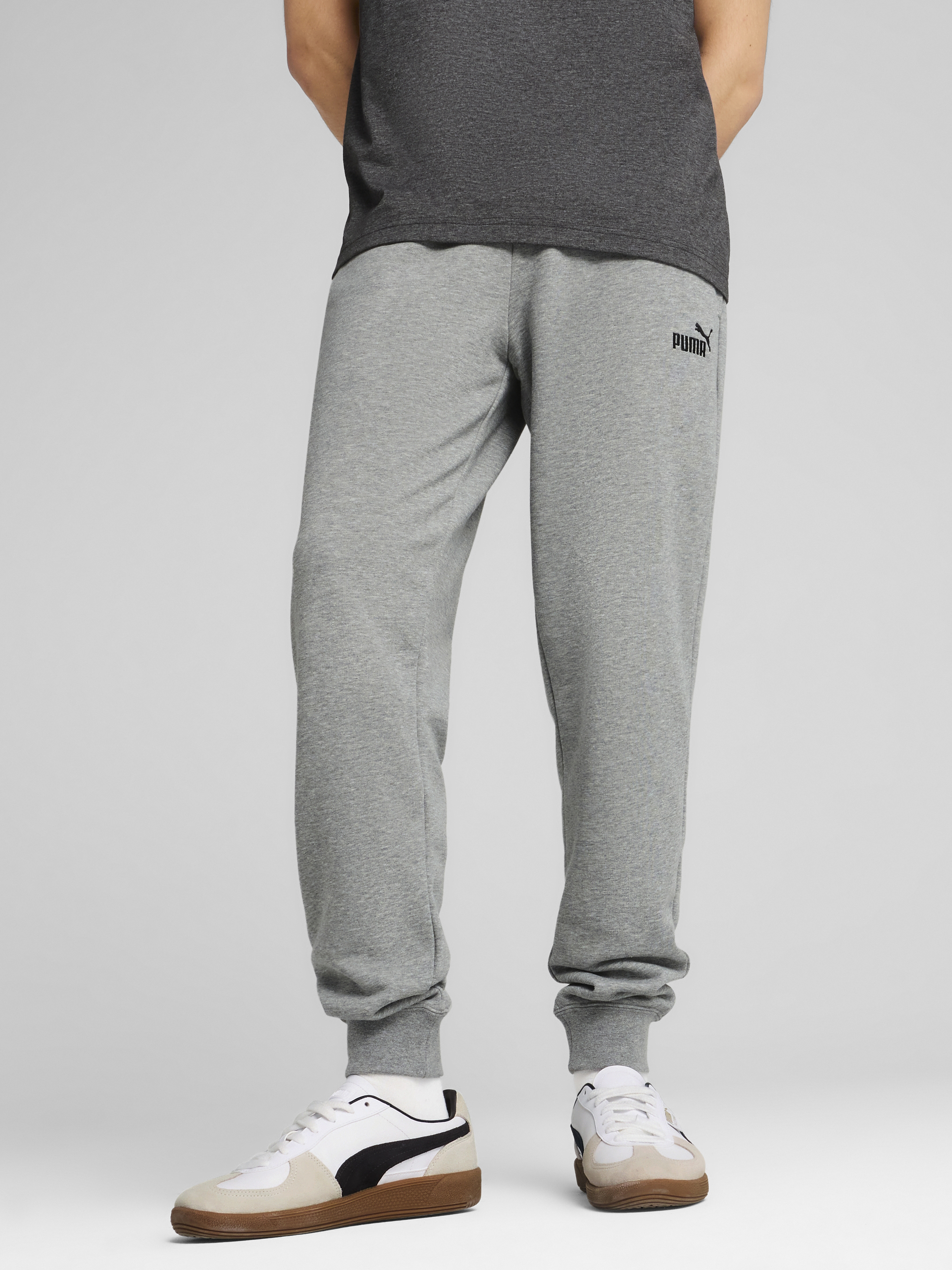 Акція на Спортивні штани чоловічі Puma Ess No. 1 Logo Sweatpants Tr Cl 68260803 S Medium Gray Heather від Rozetka