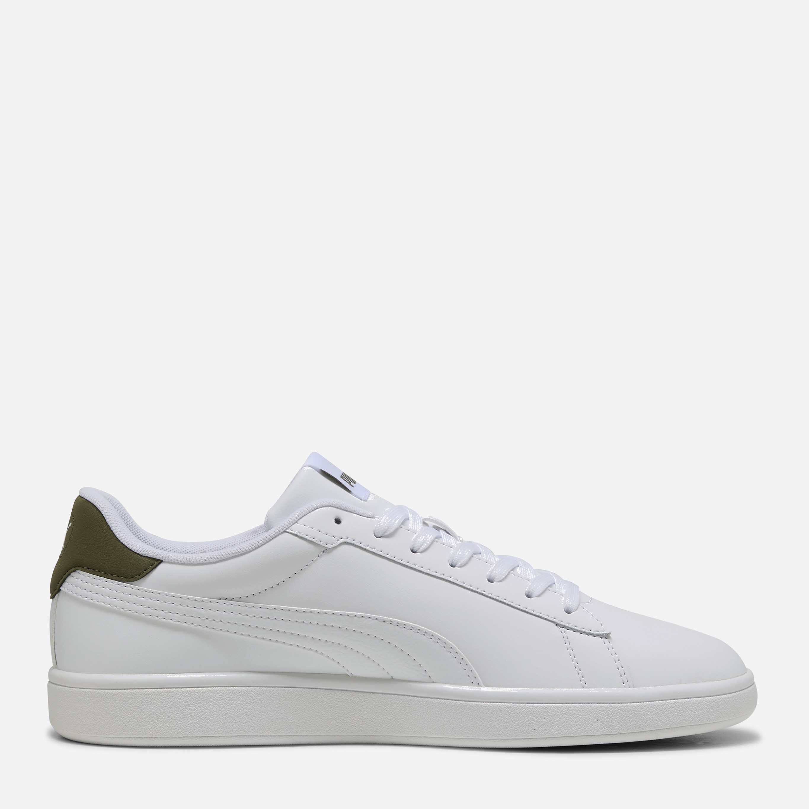 Акція на Жіночі кеди низькі Puma Smash 3.0 L 39098725 38 (5UK) 24 см Puma White-Loden Green від Rozetka