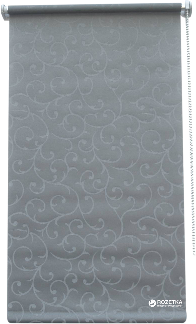 

Ролета тканевая Магия Amelia 50x160 см Серая