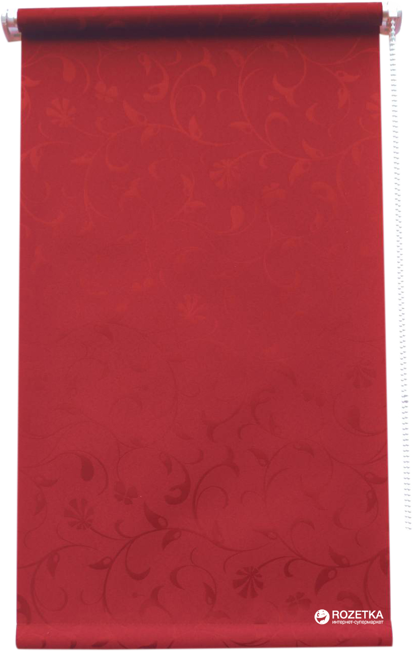 

Ролета тканевая Магия Clover 40x160 см Бордовая