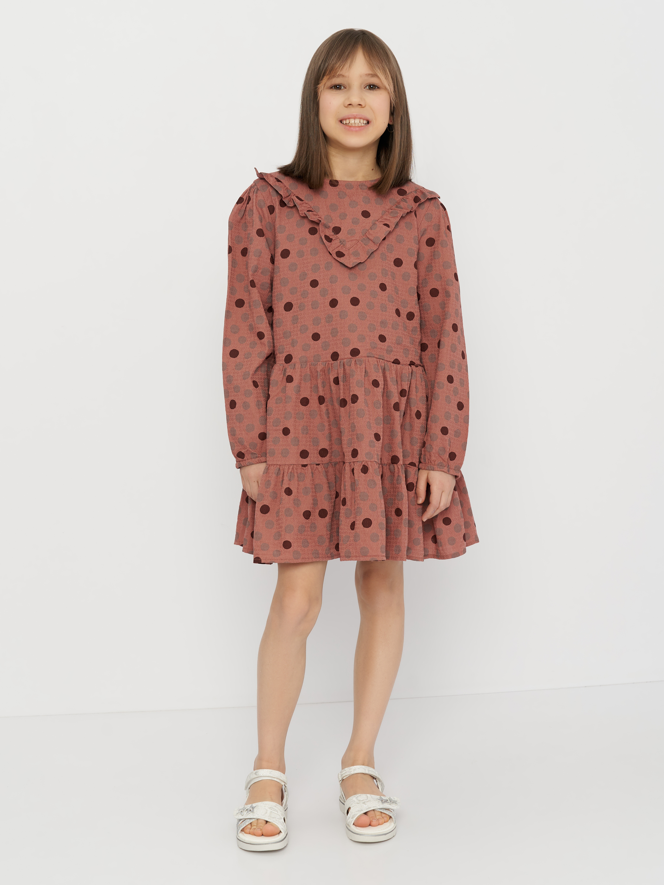 Дитяче плаття для дівчинки Coccodrillo Romantic Kids ZC2128102ROK 92 см Коричневе від Rozetka на платформі USKIDKA Акція на Дитяче плаття для дівчинки Coccodrillo Romantic Kids ZC2128102ROK 92 см Коричневе від Rozetka