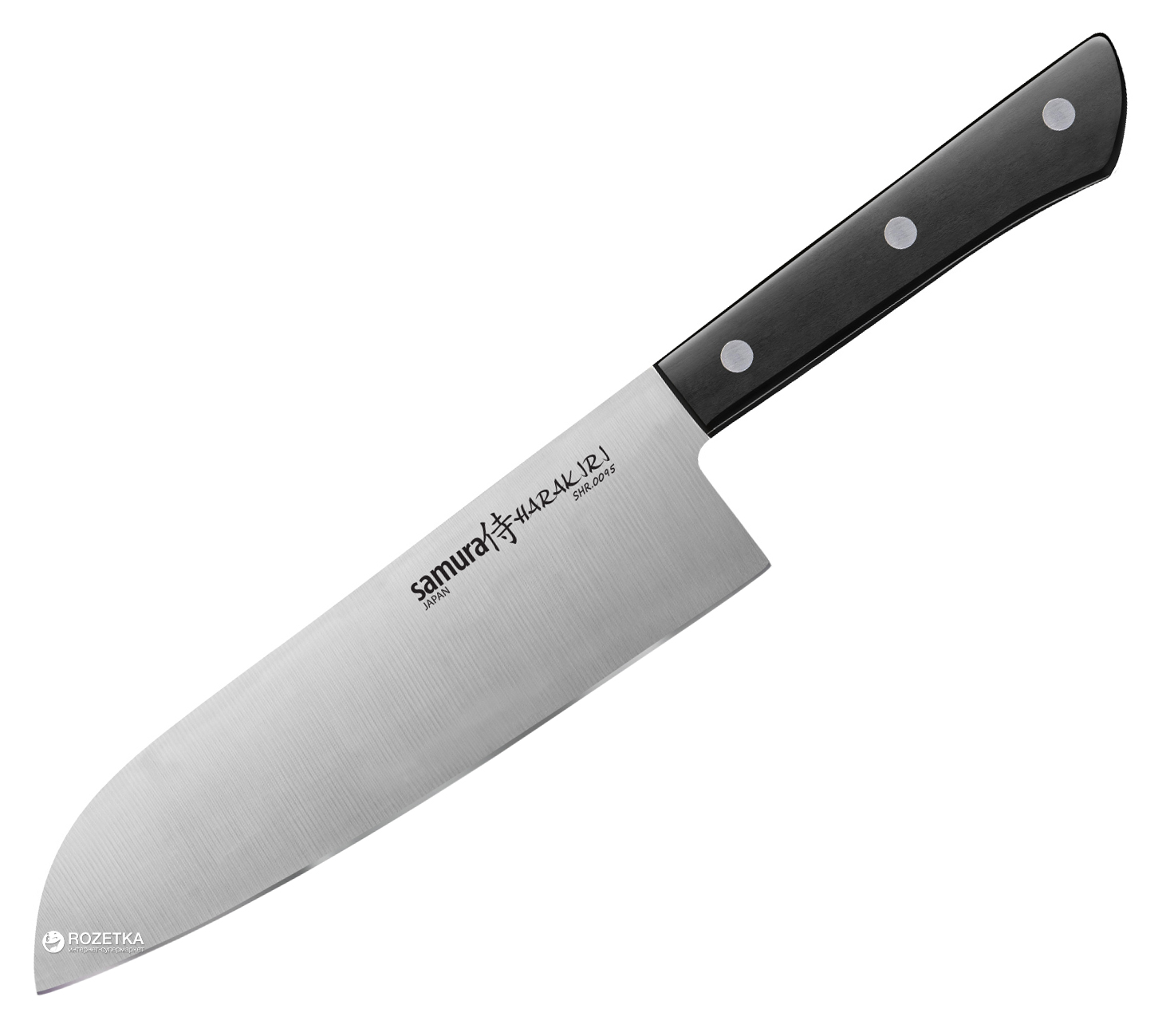 

Кухонный нож Samura Harakiri Сантоку 175 мм Black (SHR-0095B)