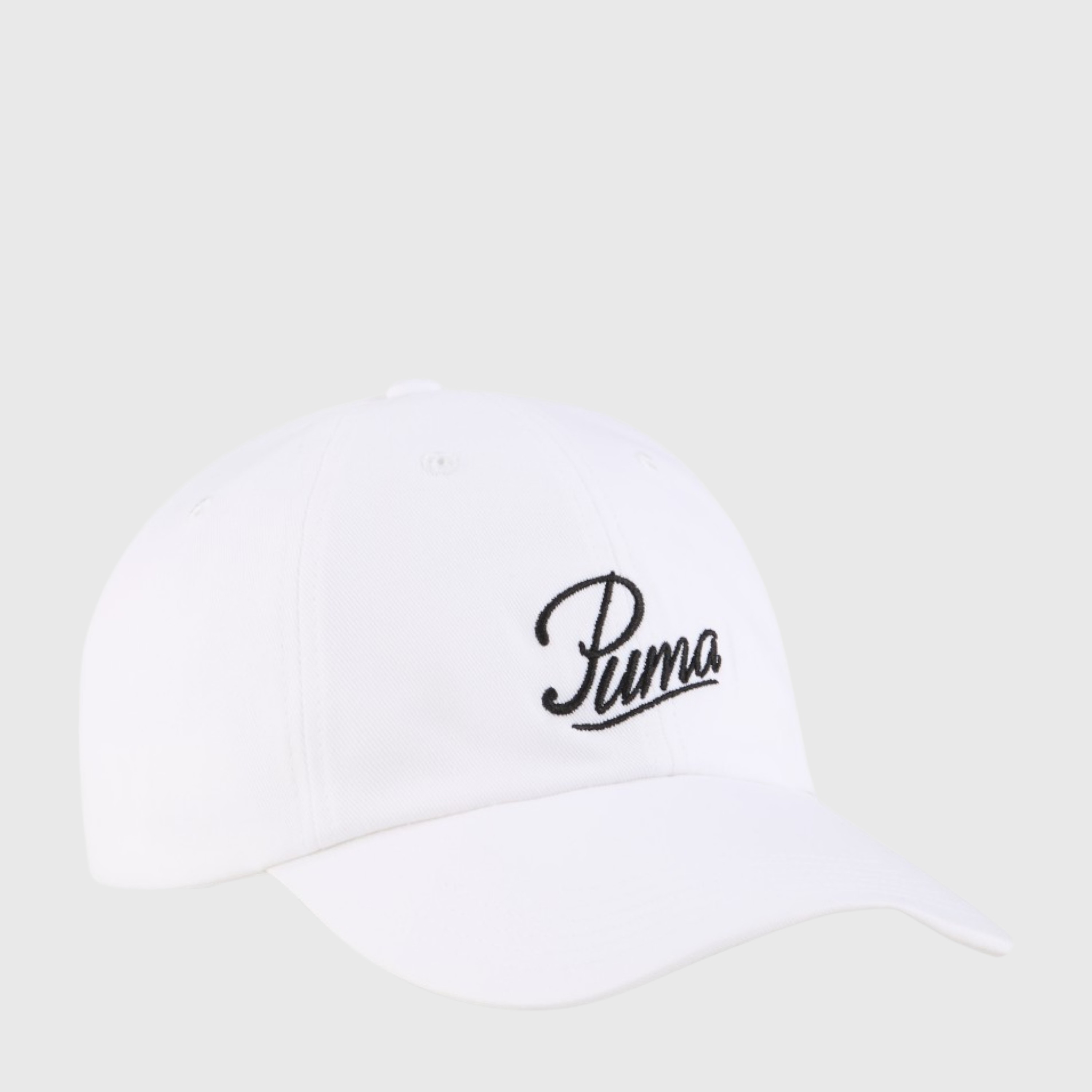 Акція на Кепка Puma Ess Script Logo Dad Cap 02599602 M White від Rozetka
