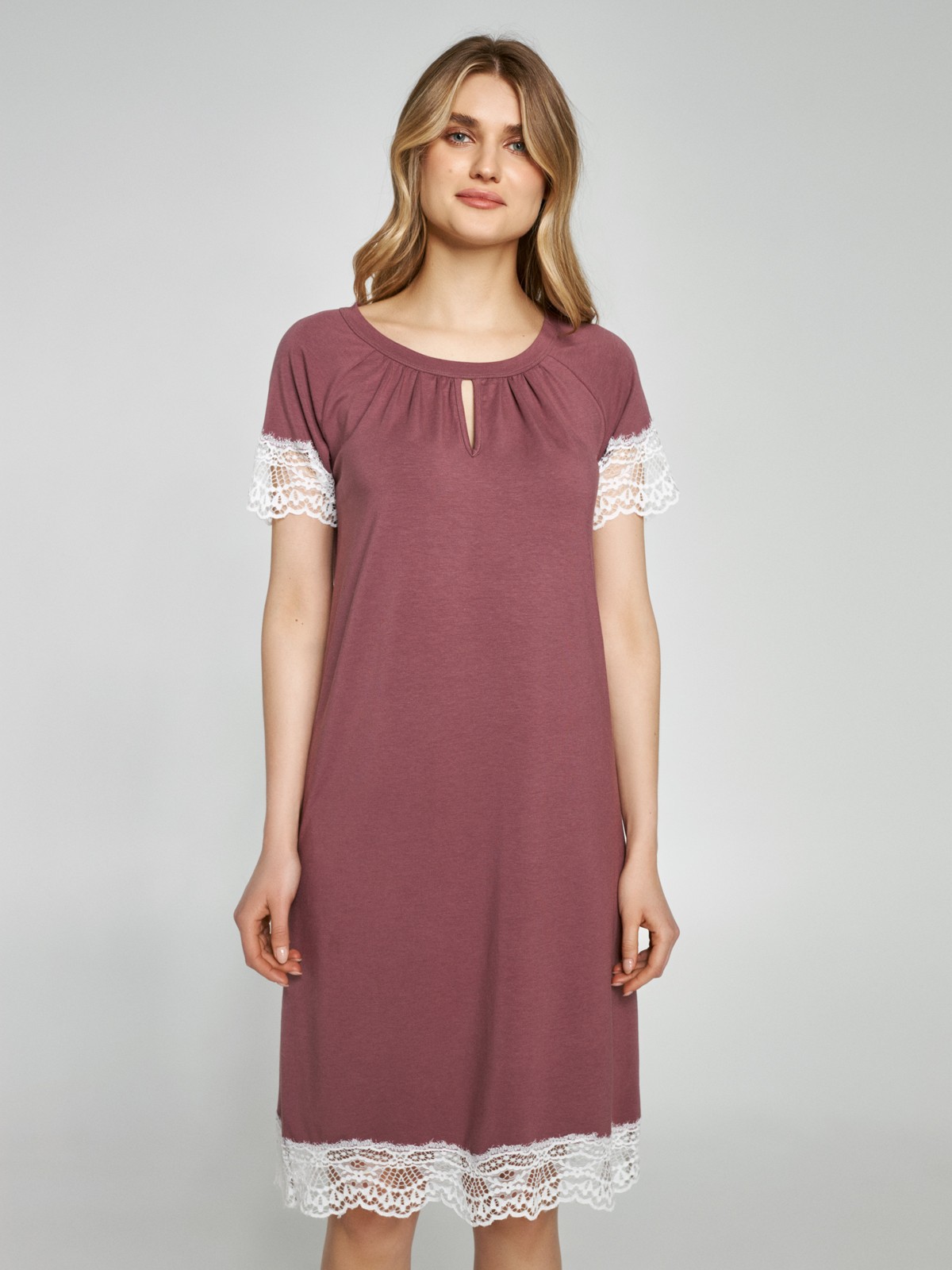 

Жіноча нічна сорочка Maroon XL LND 359/001