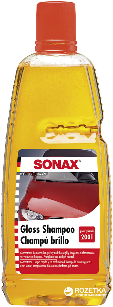 

Автошампунь Sonax концентрований 1000 мл