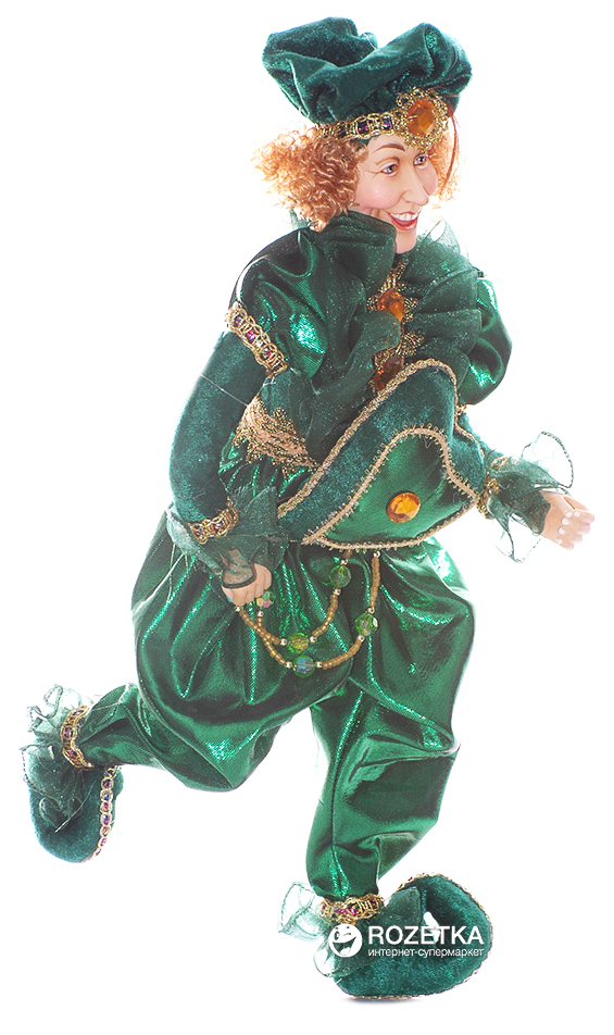 Акція на Фигурка Scorpio Кукла-шут 41 см Зеленая (571119)(4824028004095) від Rozetka UA