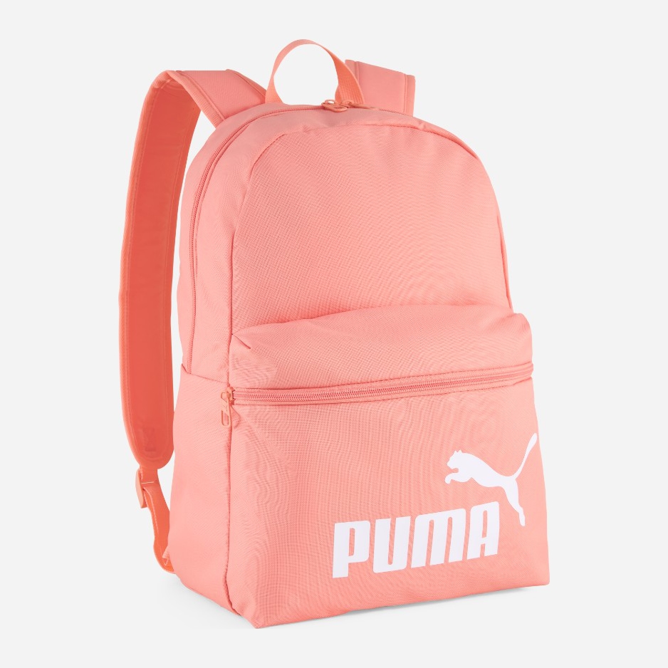 Акція на Рюкзак спортивний тканинний 18л вмещает формат А4 Puma Phase Backpack 91164-06 Pink Fruit від Rozetka