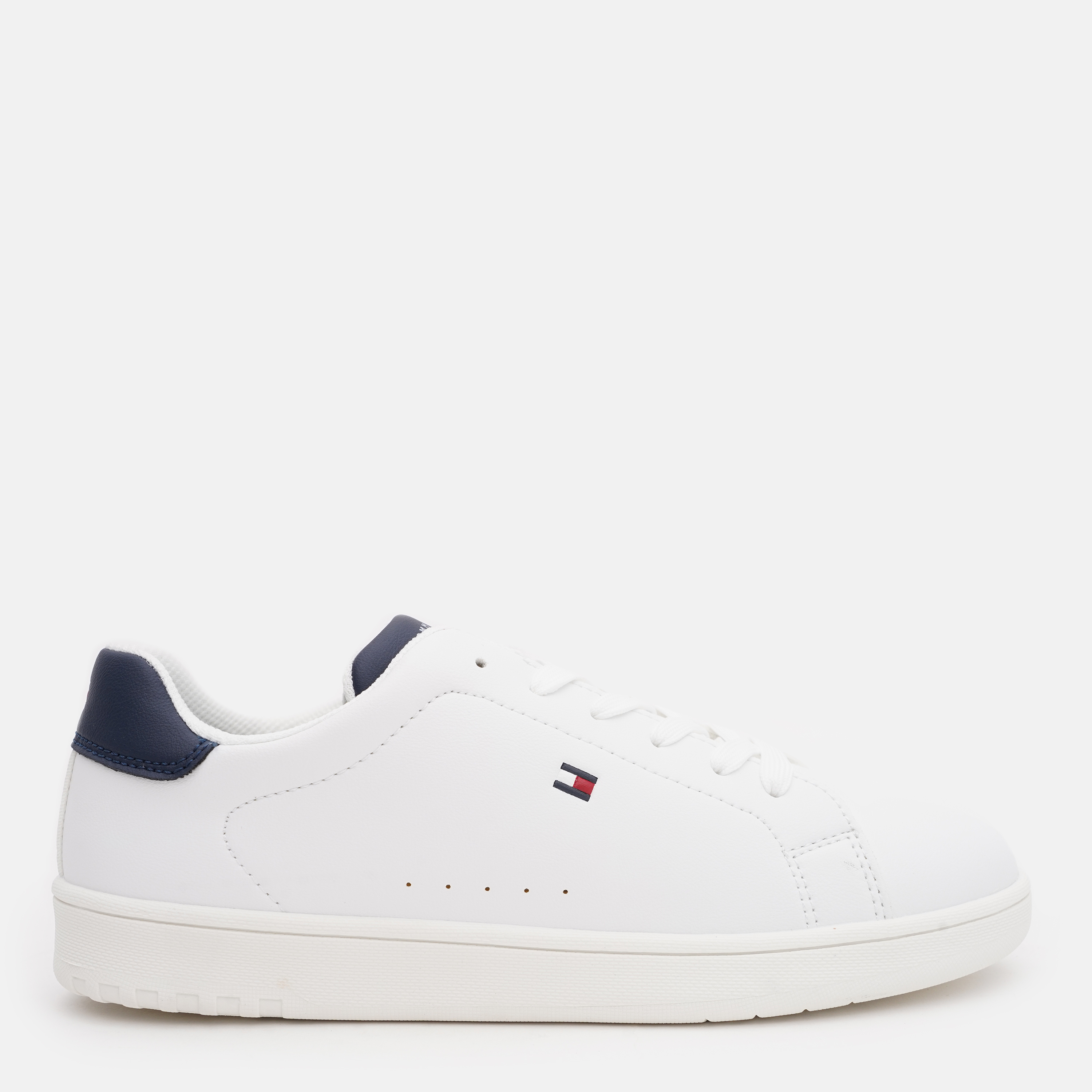 Акція на Жіночі кеди низькі Tommy Hilfiger T3X9-33848-1355X336 40 25.5 см White/Blue від Rozetka