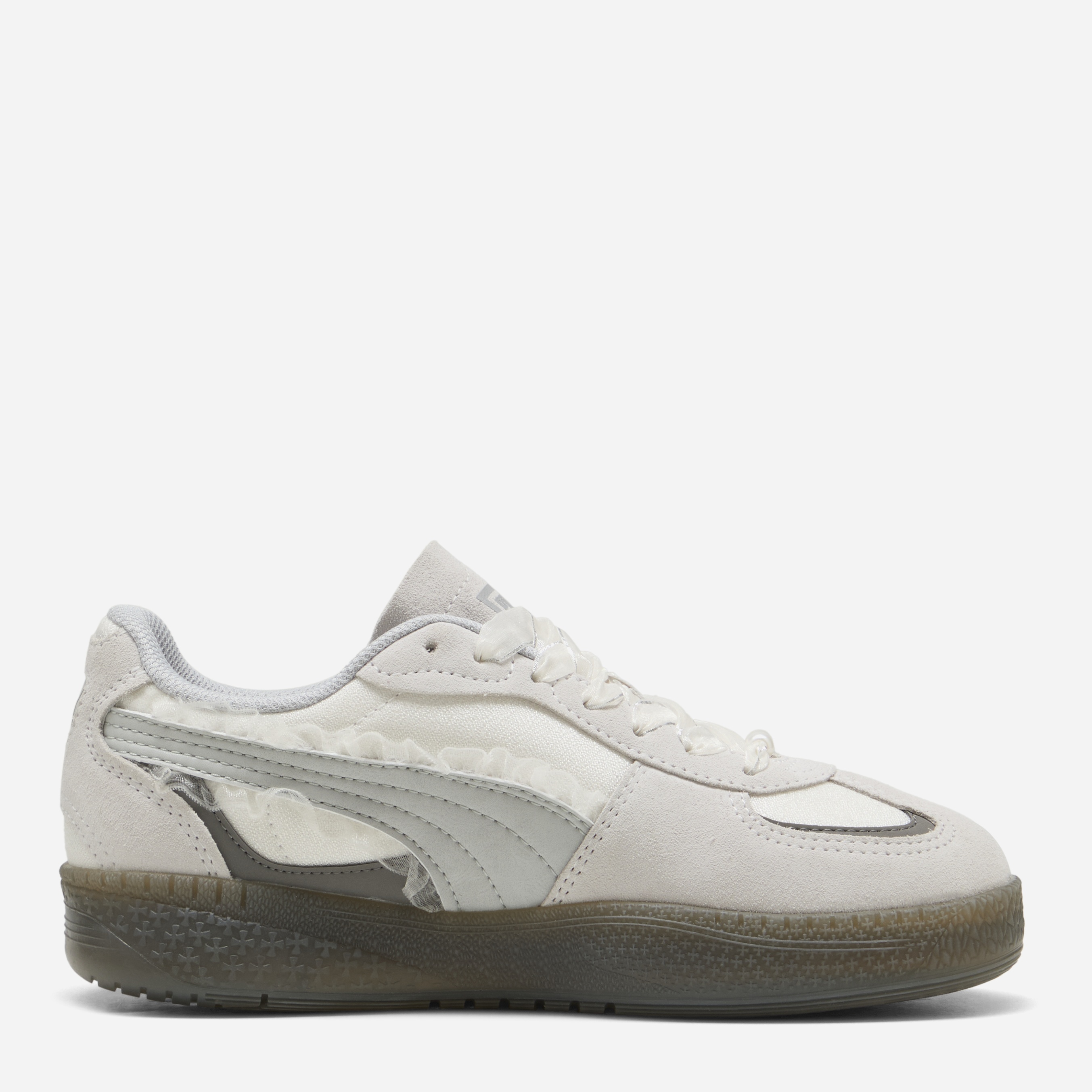 Акція на Жіночі кеди низькі Puma Palermo Moda Glam Athletics Wns 40128601 40.5 (7UK) 26 см Feather Gray-Shadow Gray від Rozetka