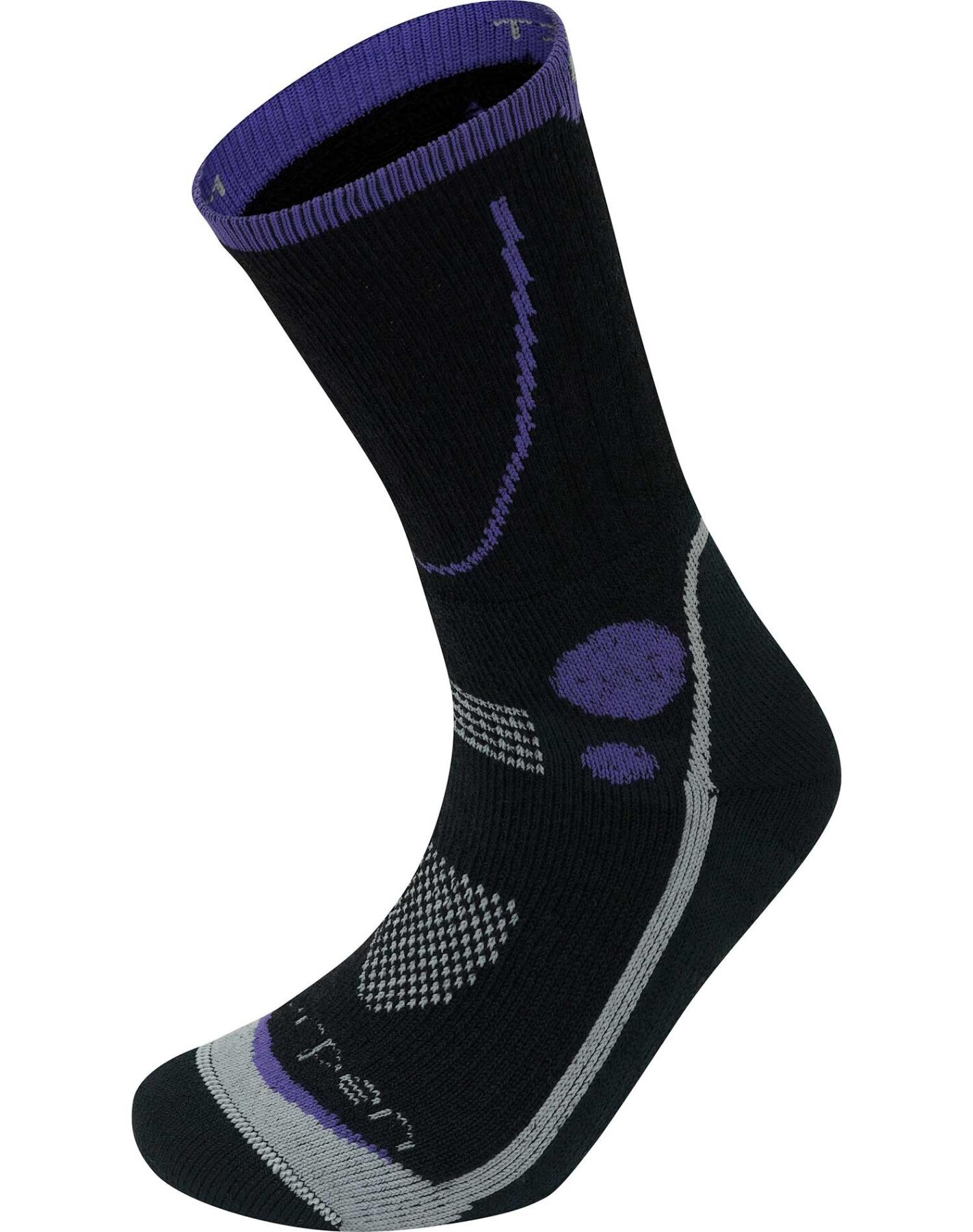 

Носки Lorpen T3 Women's Midweight Hiker T3MWH Black-Purple M (6210096 2147 M)