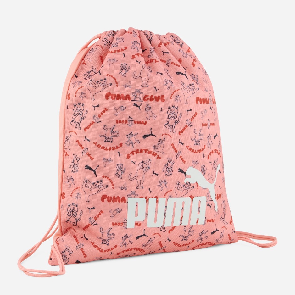 Рюкзак спортивний тканинний 13 л вміщує формат А4 Puma Phase AOP Small Gym Sack 09132502 Pink Fruitstretchy Cat AOP від Rozetka на платформі USKIDKA Акція на Рюкзак спортивний тканинний 13 л вміщує формат А4 Puma Phase AOP Small Gym Sack 09132502 Pink Fruitstretchy Cat AOP від Rozetka
