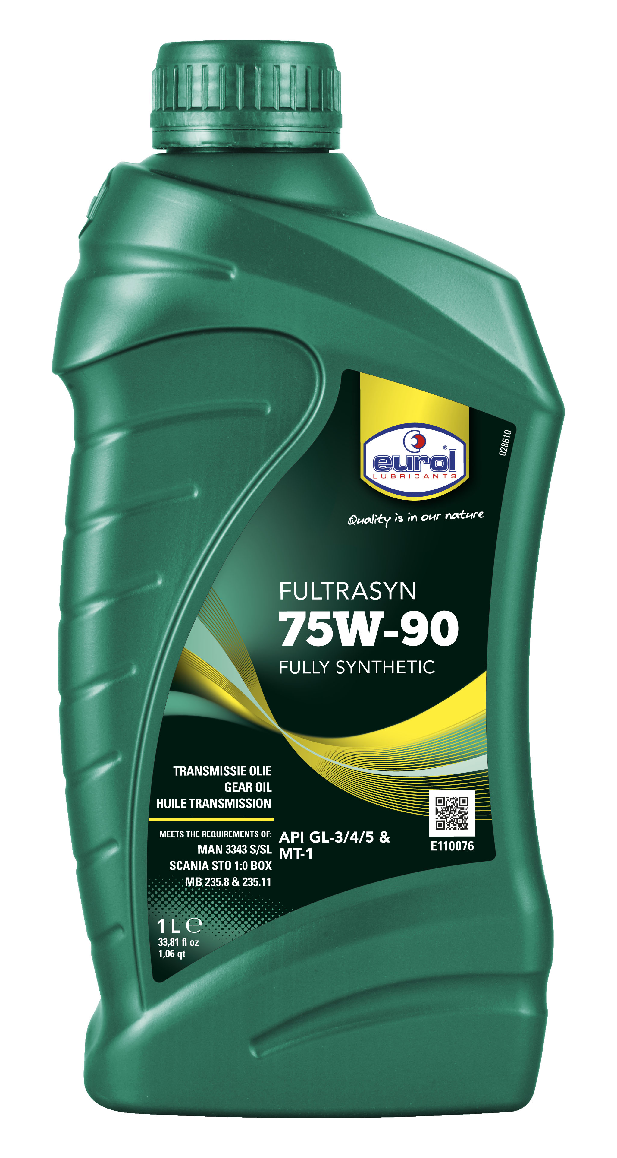 Трансмиссионное масло Eurol Fultrasyn 75W-90 GL3/4/5 1 л – низкие цены ...