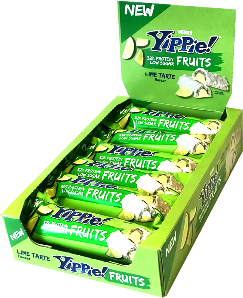 Акция на Протеиновый батончик Weider Yippie! Nuts&Fruits 45 г Lime Tarte 12 шт (4044782905074) от Rozetka UA