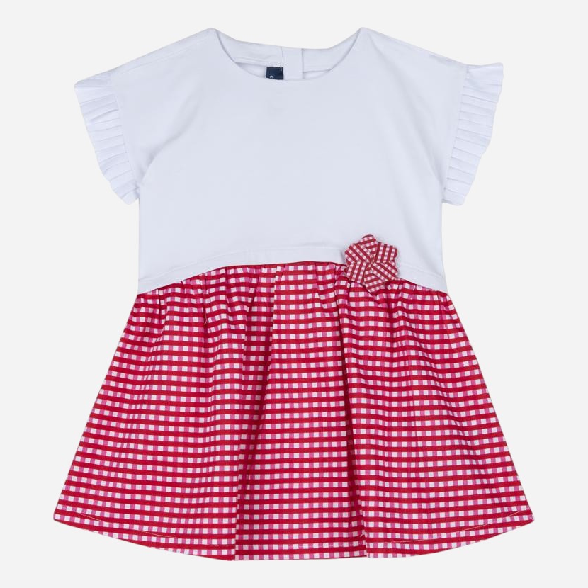 Дитяче плаття для дівчинки Chicco 09037952000000-076 128 см Біле/Червоне від Rozetka на платформі USKIDKA Акція на Дитяче плаття для дівчинки Chicco 09037952000000-076 128 см Біле/Червоне від Rozetka