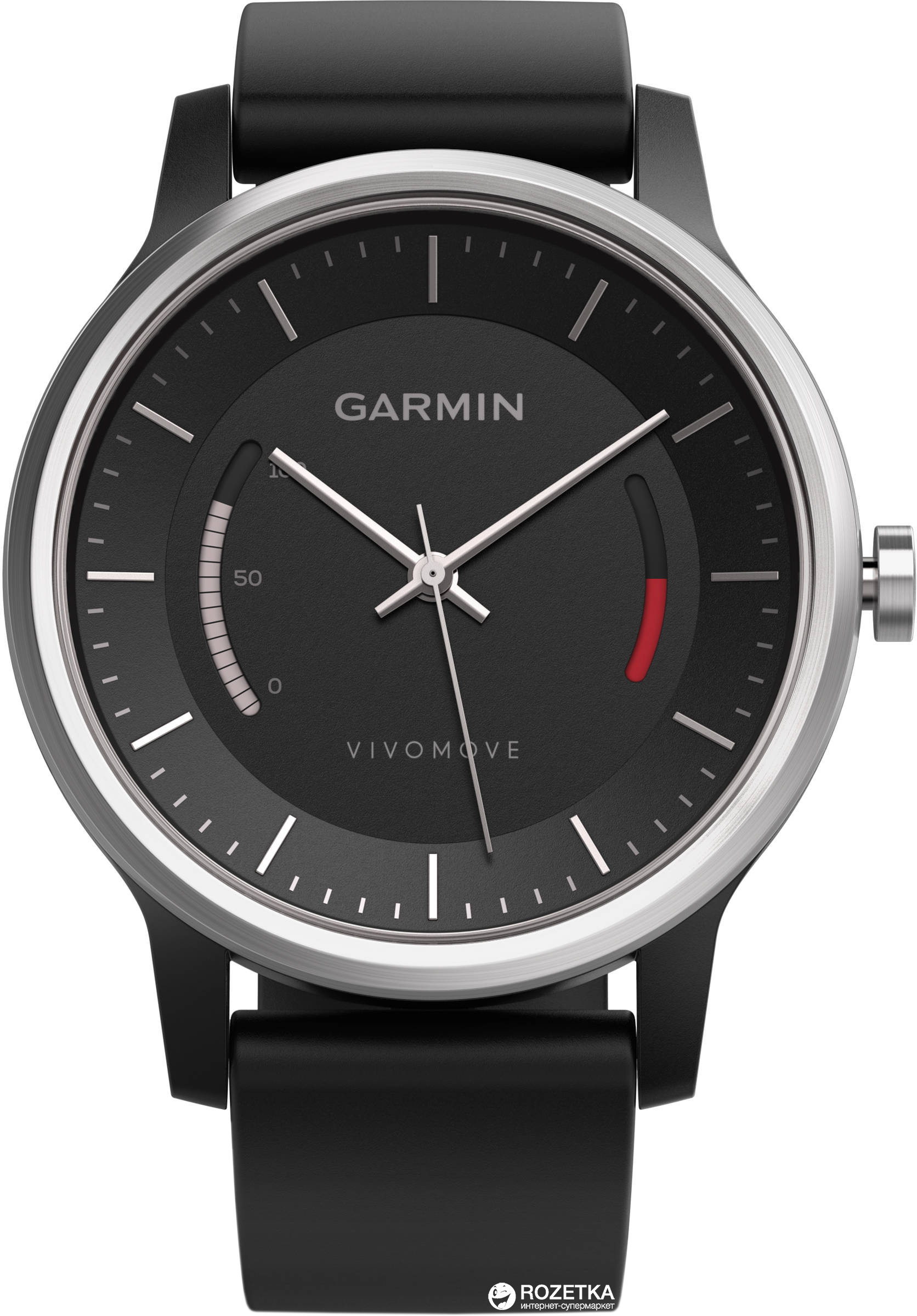Спортивные часы Garmin Vivomove Sport Black with Sport Band (010-01597 ...