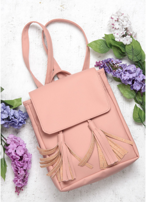 

Женский рюкзак Sambag 25х10х20 см Пудровый 000148277