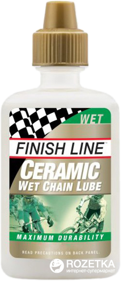 

Смазка Finish Line Wet Lube с керамичесими присадками для влажной погоды 120 мл (LUB-13-45)