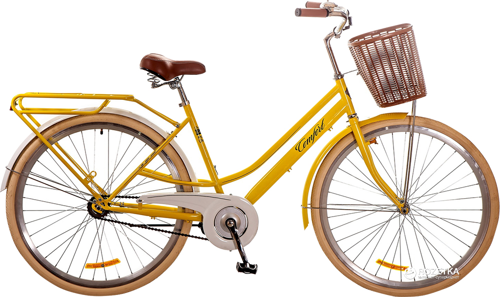 Велосипед Дорожник Comfort Female 19 28 2017 Yellow (OPS-D-28-068 ...