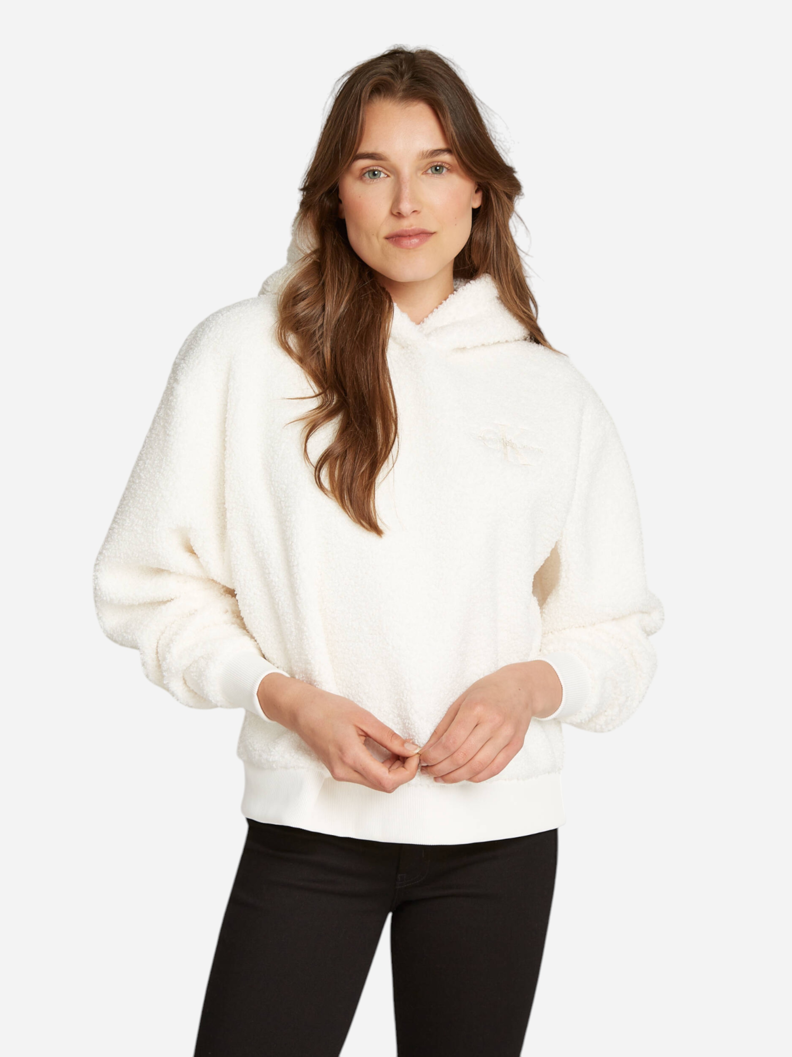 Худі тепле жіноче Calvin Klein J20J224686-YBI S Світло-бежеве від Rozetka на платформі USKIDKA Акція на Худі тепле жіноче Calvin Klein J20J224686-YBI S Світло-бежеве від Rozetka