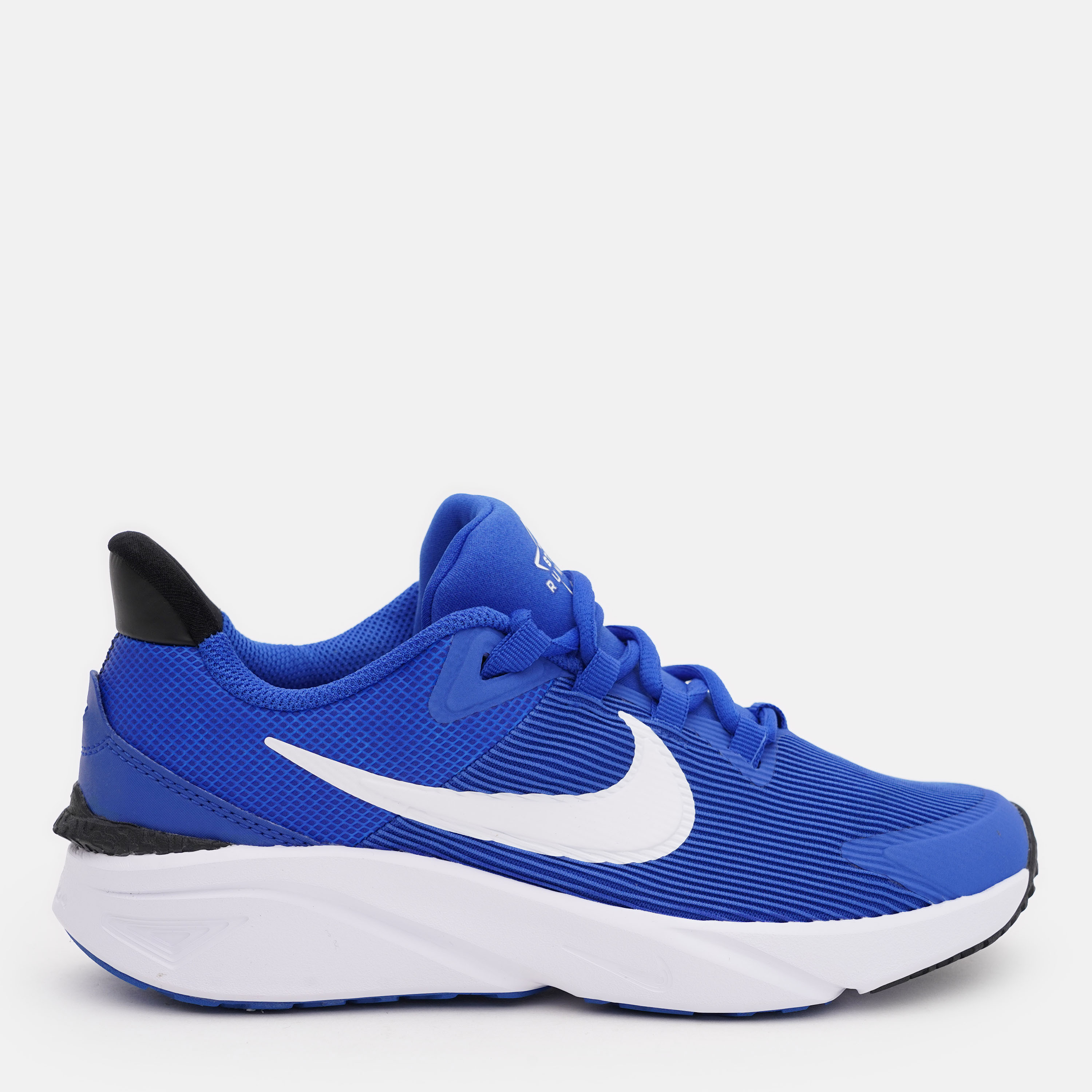 Акція на Підліткові кросівки для хлопчика Nike Star Runner 4 Nn (Gs) DX7615-400 36 (4Y) Сині від Rozetka