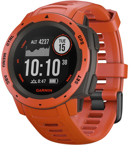 

Спортивные часы Garmin Instinct Flame Red (010-02064-02)