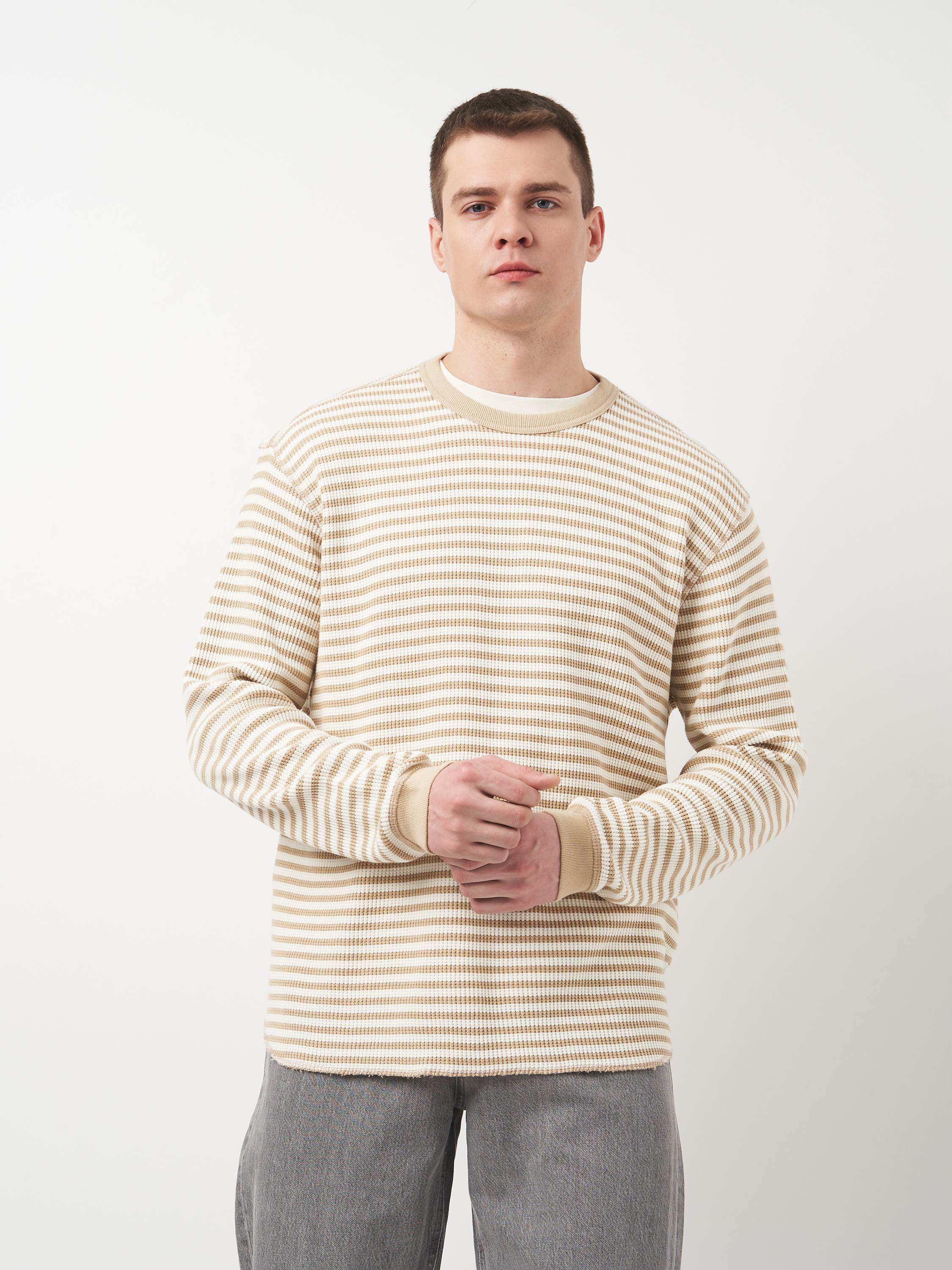 Лонгслів чоловічий Levi's A9249-0011 M Бежевий від Rozetka на платформі USKIDKA Акція на Лонгслів чоловічий Levi's A9249-0011 M Бежевий від Rozetka