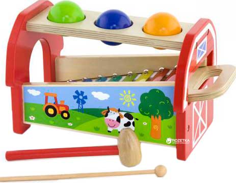

Стучалка Viga Toys Шарики и ксилофон (50348)
