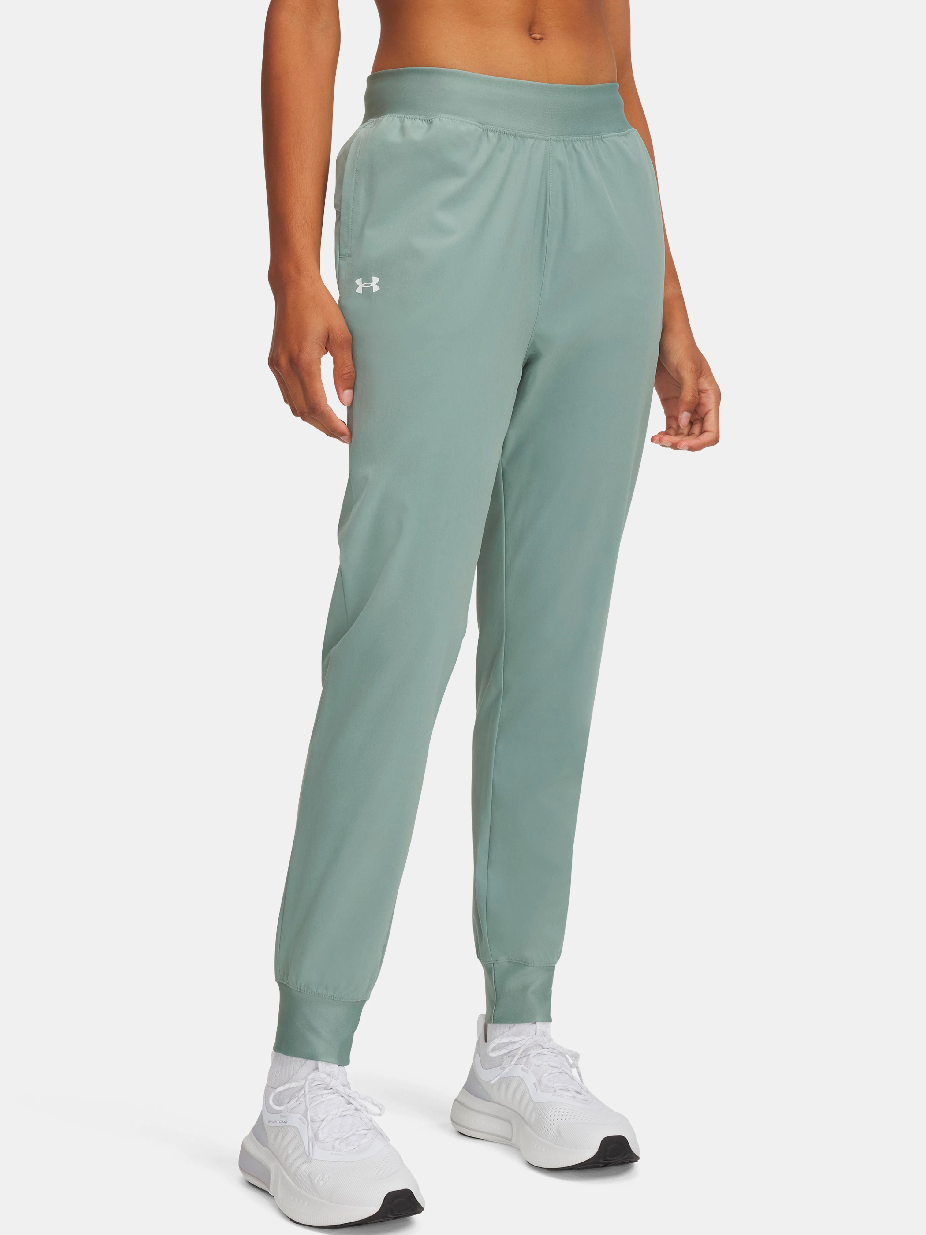 Спортивні штани жіночі Under Armour Ua Rival Hi Rise Woven Pant 1382727-348 M Зелені від Rozetka на платформі USKIDKA Акція на Спортивні штани жіночі Under Armour Ua Rival Hi Rise Woven Pant 1382727-348 M Зелені від Rozetka