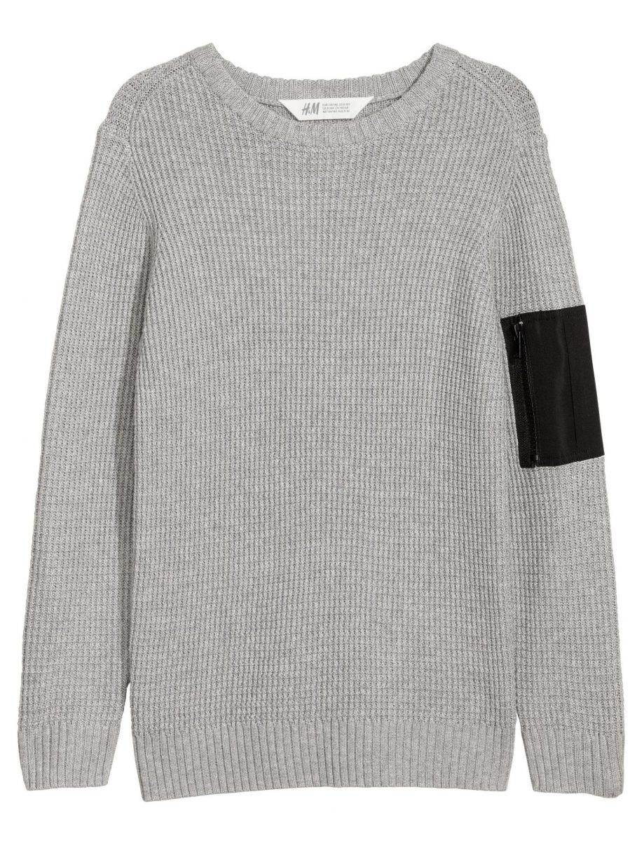 

Джемпер для мальчика H&M 0500018005 146-152 СМ Серый 62757