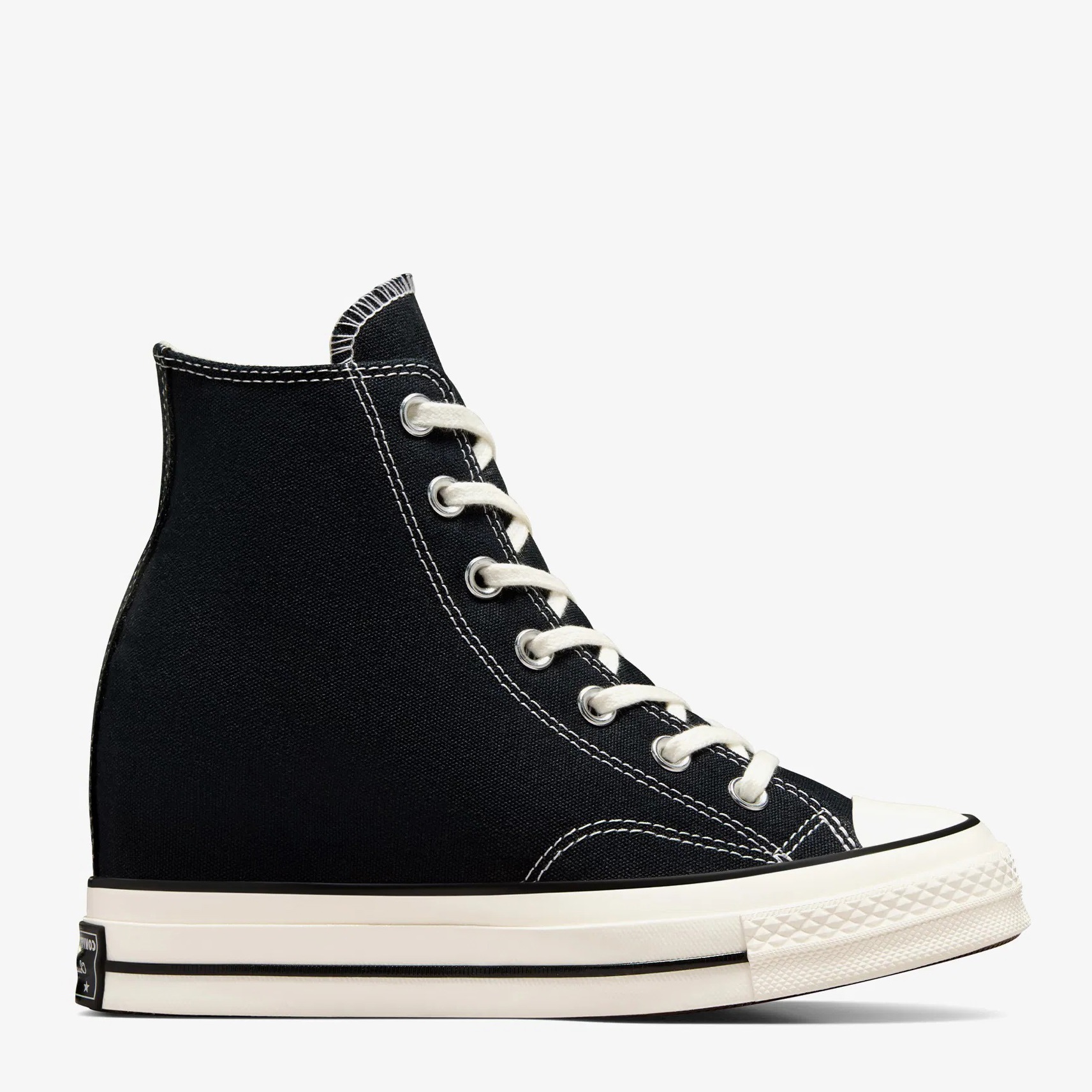 Жіночі кеди низькі Converse Chuck 70 Wedge A12563C 37 (6.5US) 23.5 см Чорні від Rozetka на платформі USKIDKA Акція на Жіночі кеди низькі Converse Chuck 70 Wedge A12563C 37 (6.5US) 23.5 см Чорні від Rozetka