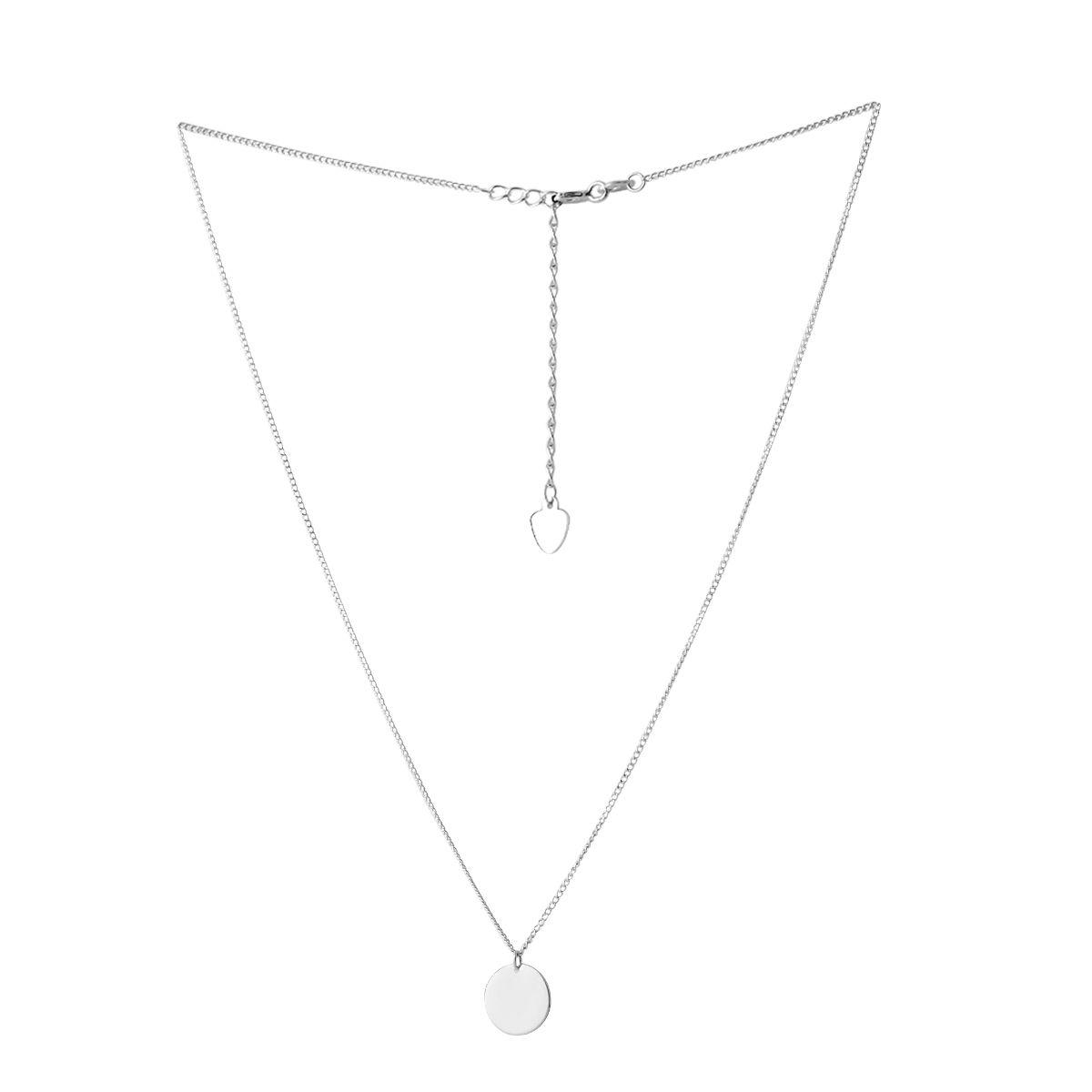 

Серебряное колье без камней 2066705 50 см