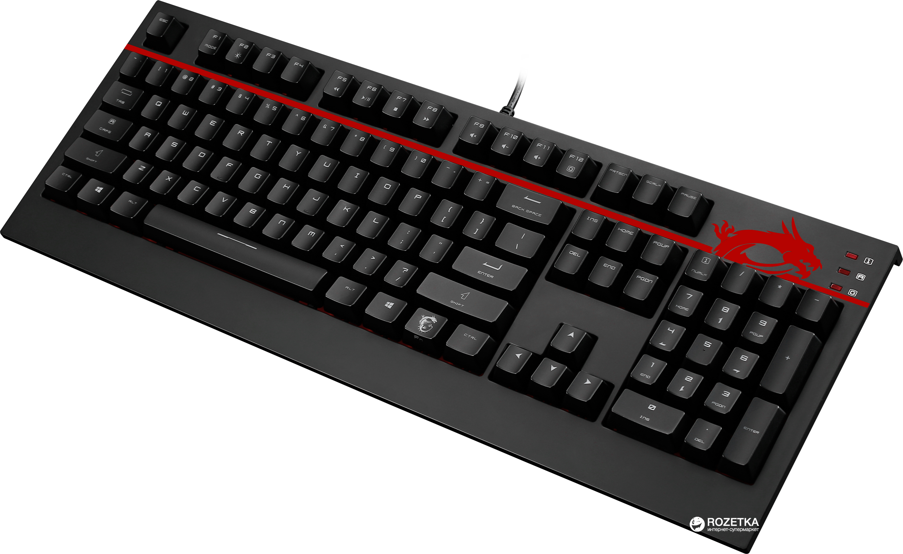 Клавиатура проводная MSI GK-701 Cherry MX Brown USB – фото, отзывы ...