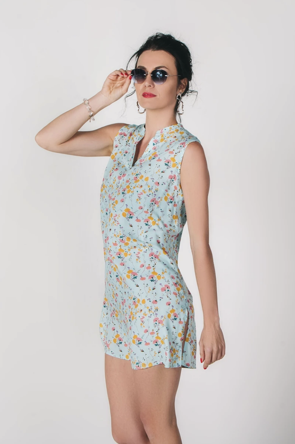 

Короткая пляжная туника Shato ST 251 blue 42(S) Принт