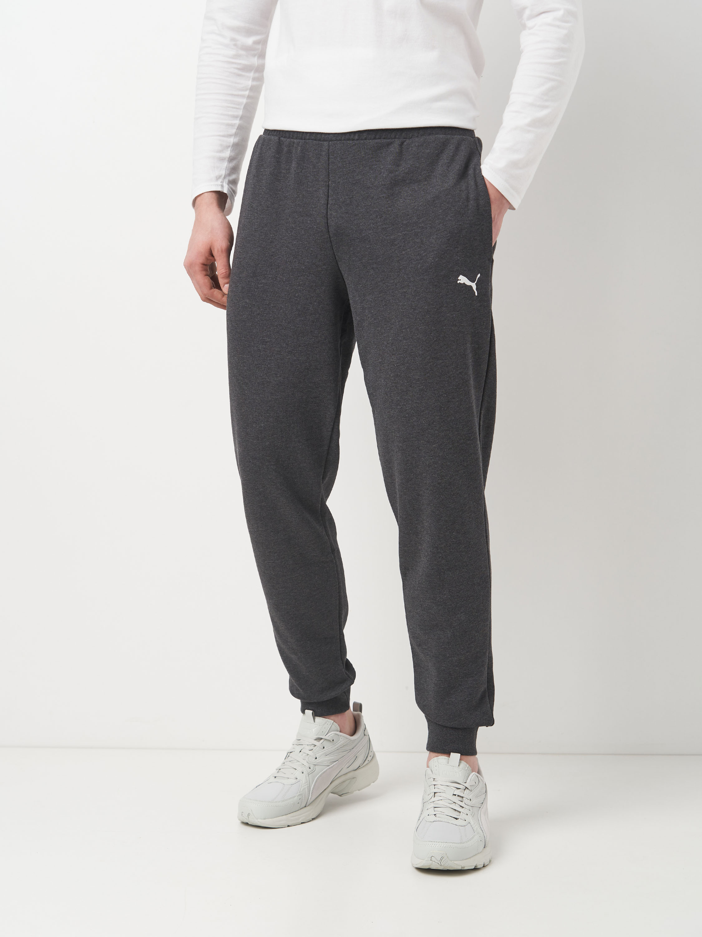 Акція на Спортивні штани чоловічі Puma Ess Sweatpants Tr Cl 68261607 XL Dark Gray Heather від Rozetka