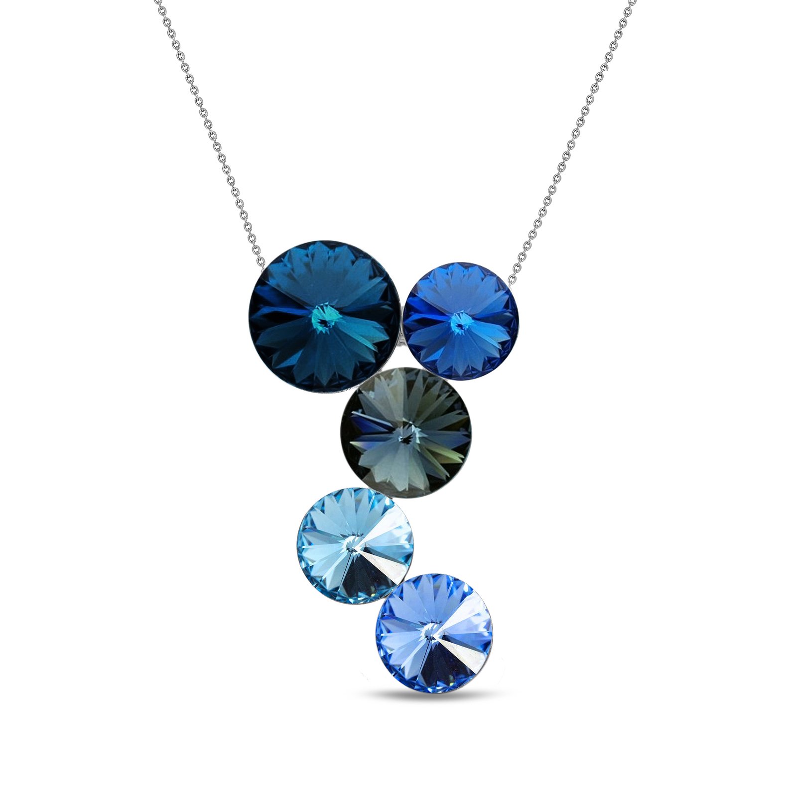 

Серебряный кулон c цепочкой SPARK Lollipop со Swarovski модели NK1122M