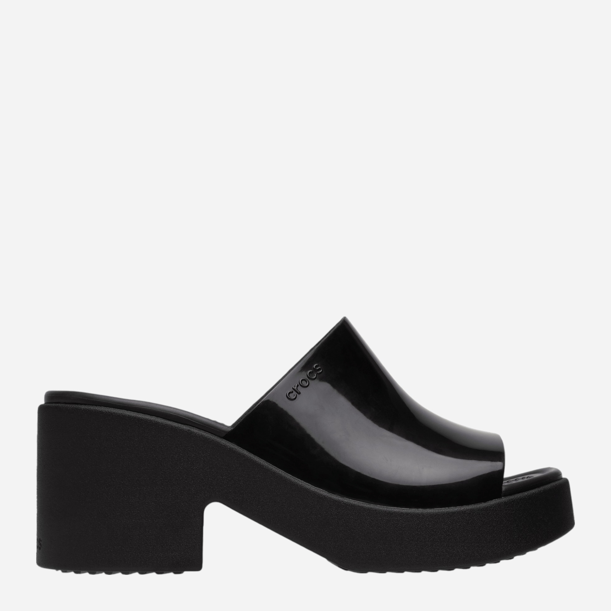 Жіночі мюлі Crocs Brooklyn Slide High Shine Heel 209709-001 41-42 (M8/W10) 26 см Чорні від Rozetka на платформі USKIDKA Акція на Жіночі мюлі Crocs Brooklyn Slide High Shine Heel 209709-001 41-42 (M8/W10) 26 см Чорні від Rozetka