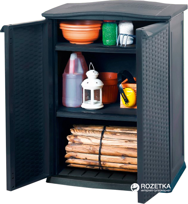 

Ящик для хранения Keter Rattan Style Base Shed 230 л Серый