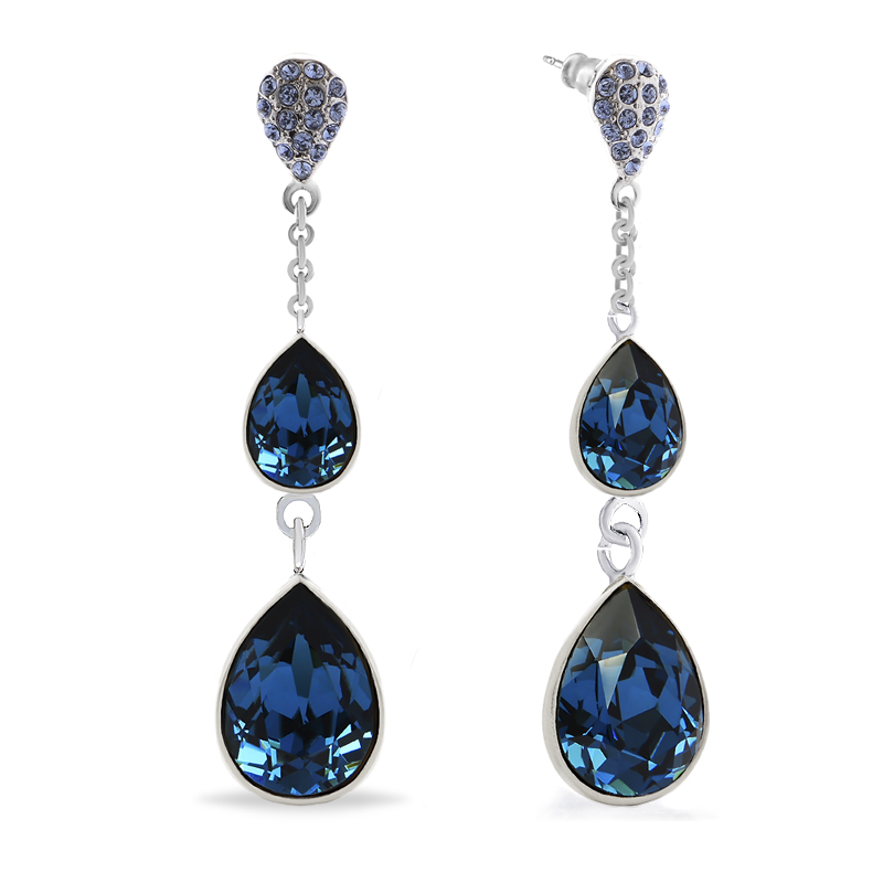 

Серьги KOBI ROBIN со Swarovski модели 7740-1138-07-32