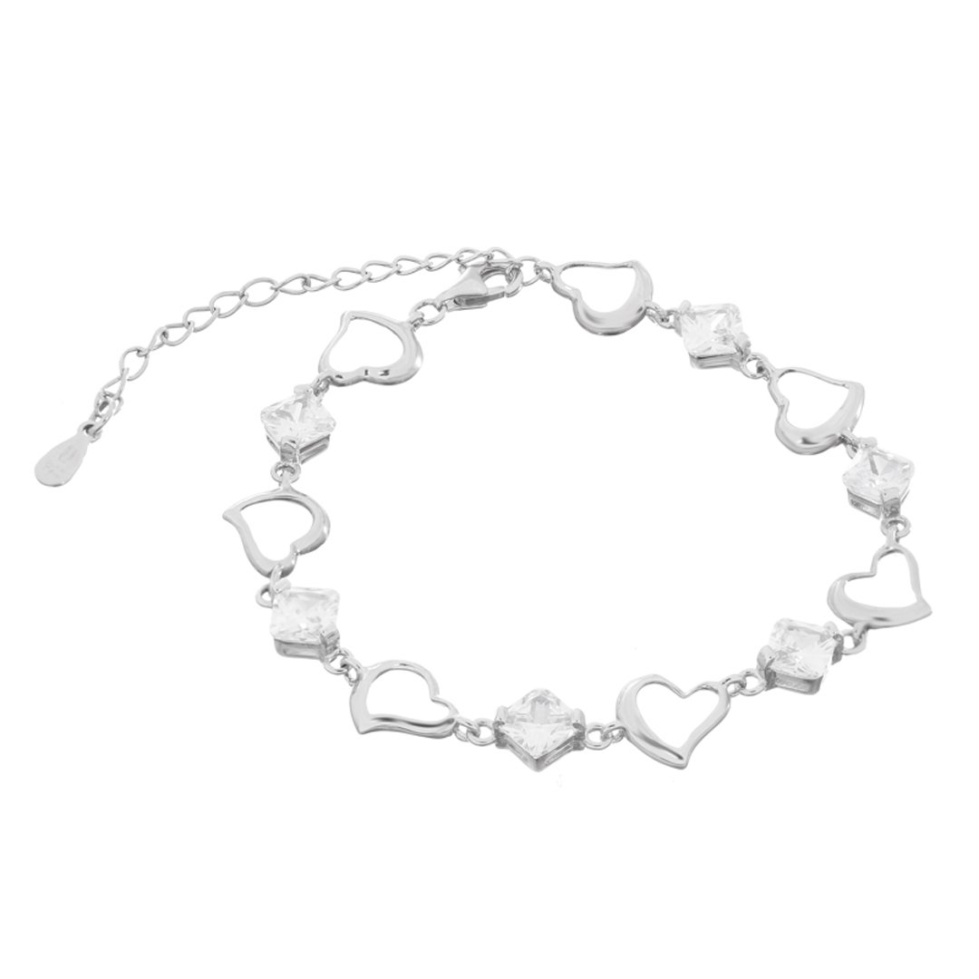 

Серебряный браслет Silvex925 с фианитом модели Б2Ф/442