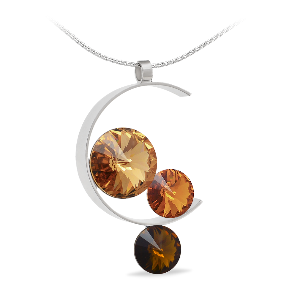 

Кулон с цепочкой KOBI Luna со Swarovski модели 7730-1066-226