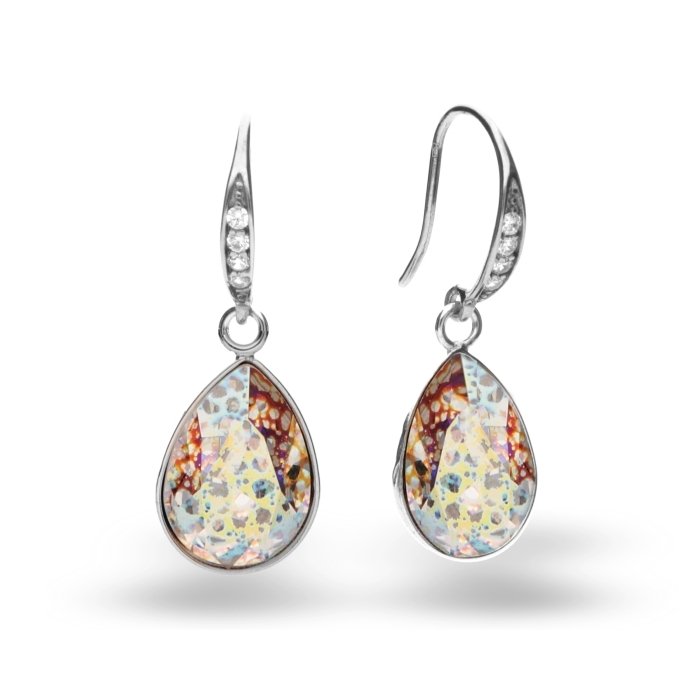 

Серебряные серьги SPARK Classy Pear со Swarovski модели KWC432014WP
