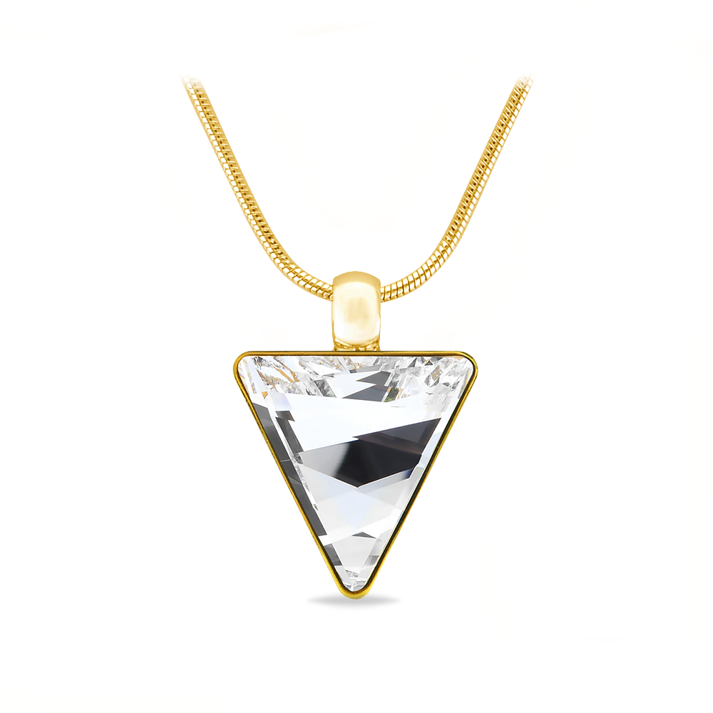 

Кулон c цепочкой KOBI TROJUHELNIK со Swarovski 15x17 мм модели 7430-5301-02-35